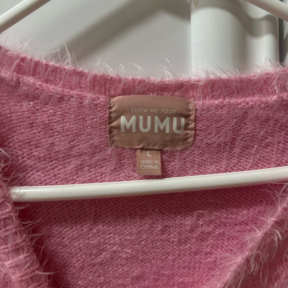 Show Me Your MuMu Soft Pink Knit Top